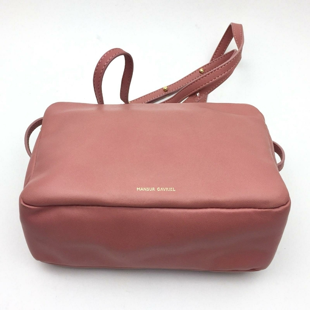 Mansur Gavriel Double Zip lambskin Crossbody - Picture 7 of 10